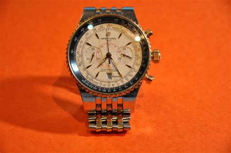 BREITLING Montbrillant Légende 18 K Rose Gold 47 Chronograph